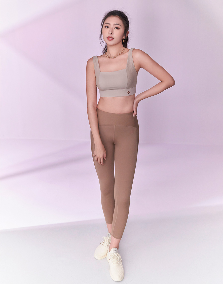 側邊彈力縮腹內搭褲