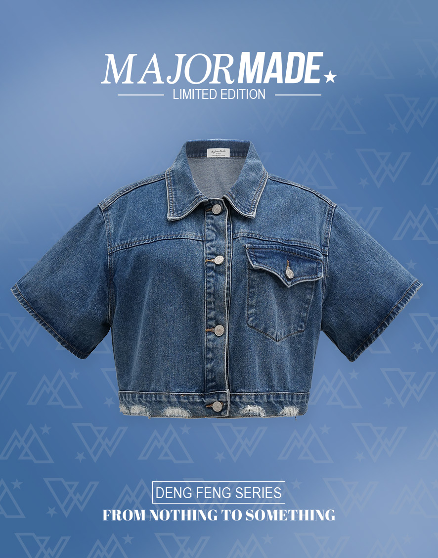 百搭短袖牛仔外套