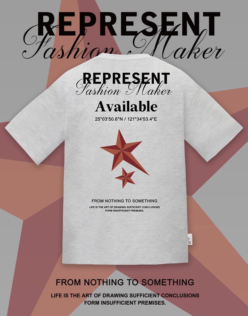 雙流星韓系感短TEE