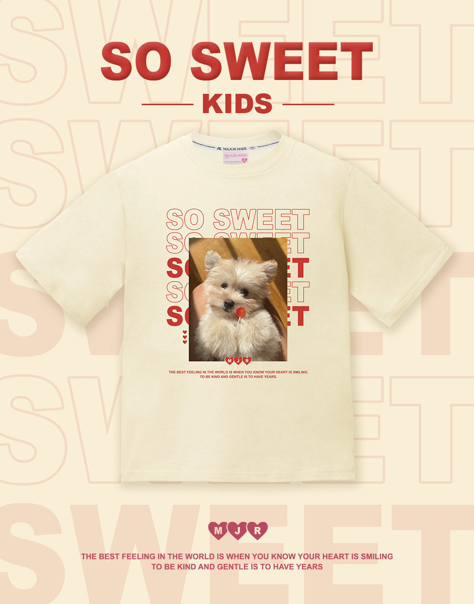 甜心棒棒糖狗短TEE