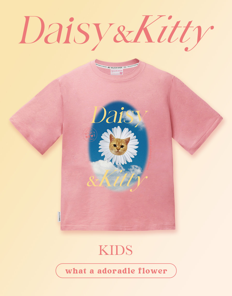 貓貓藍天太陽花短TEE