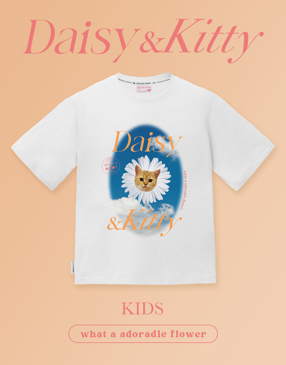 貓貓藍天太陽花短TEE