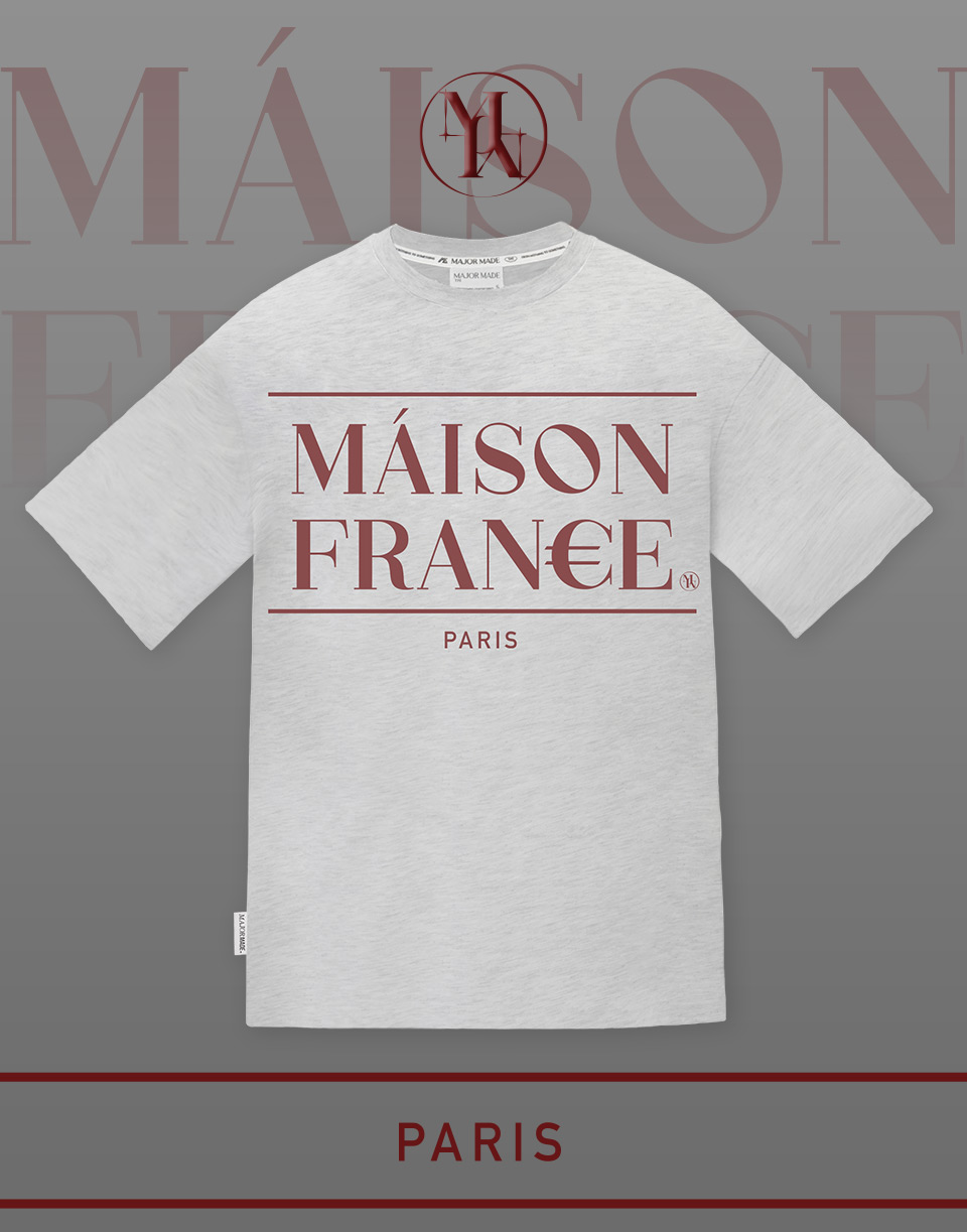 法國刺繡巴黎短TEE