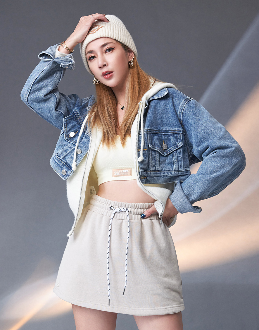 百搭短版牛仔外套