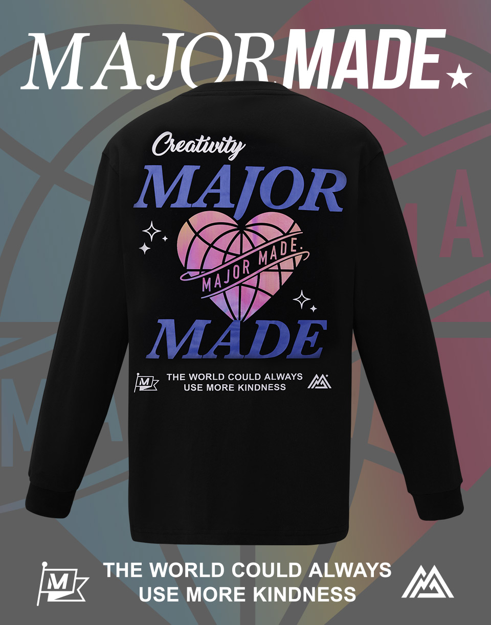 愛心地球薄長TEE