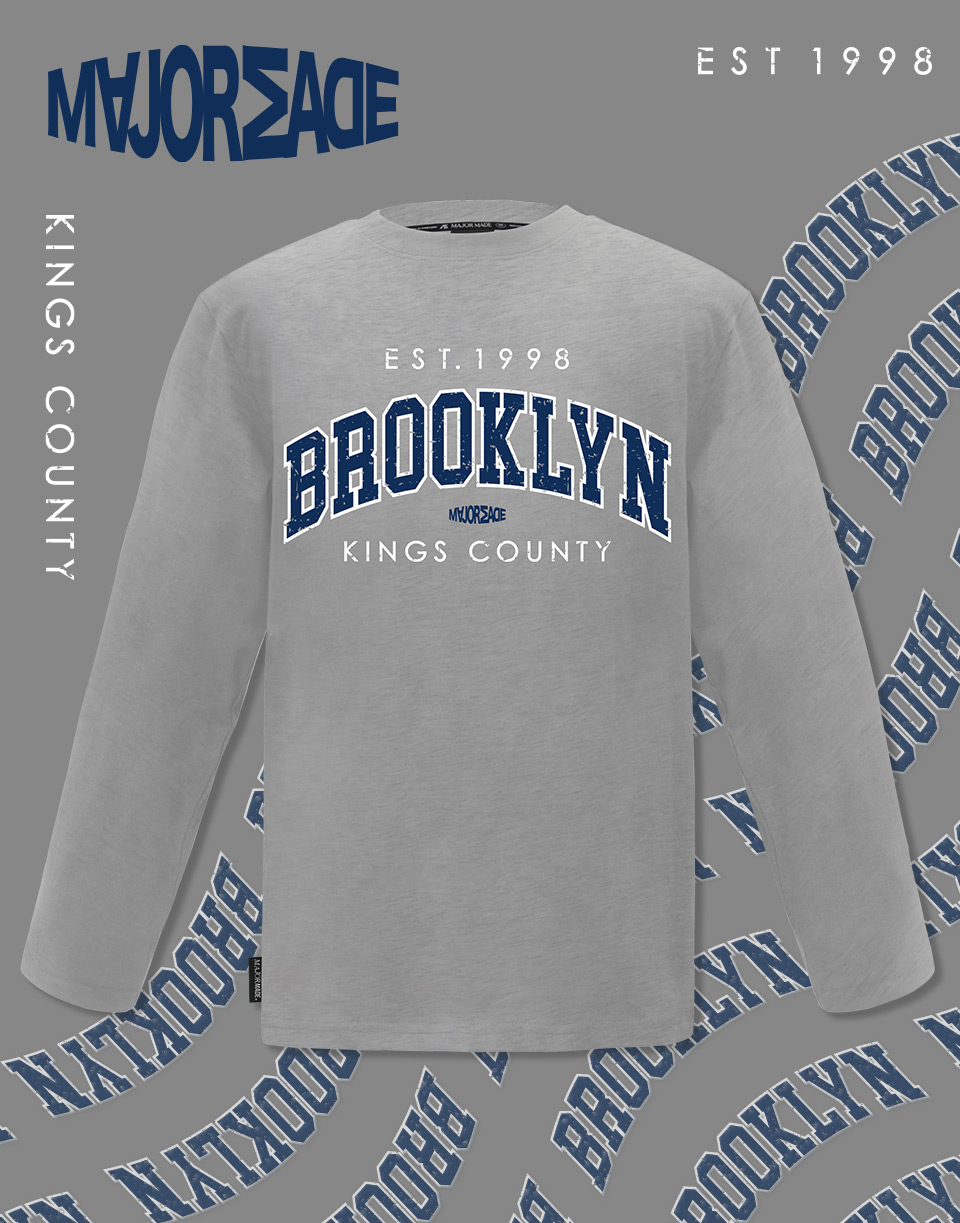 破損BROOKLYN長TEE