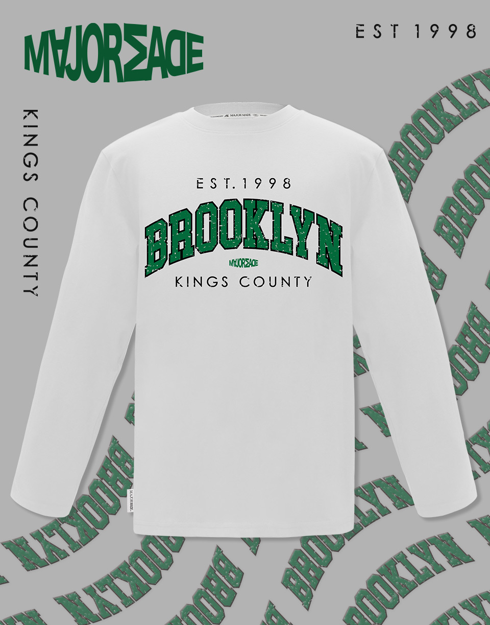 破損BROOKLYN長TEE