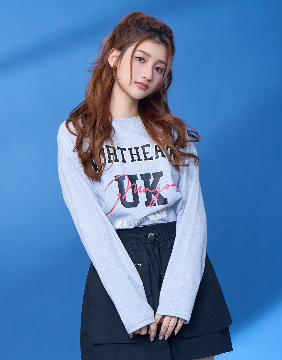 UK厚版膠日系長TEE