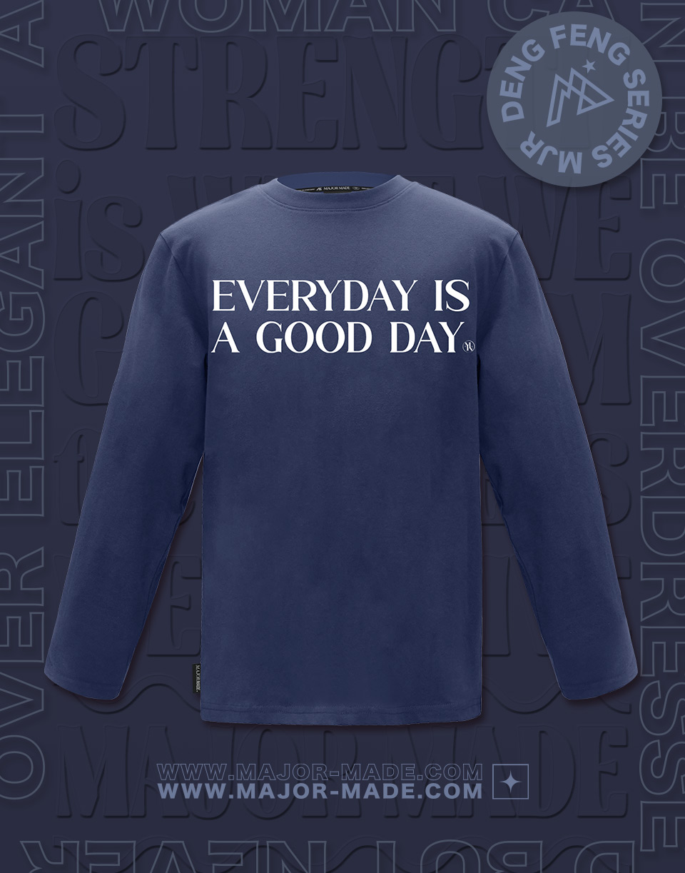 Everyday is a good day泡泡膠長TEE