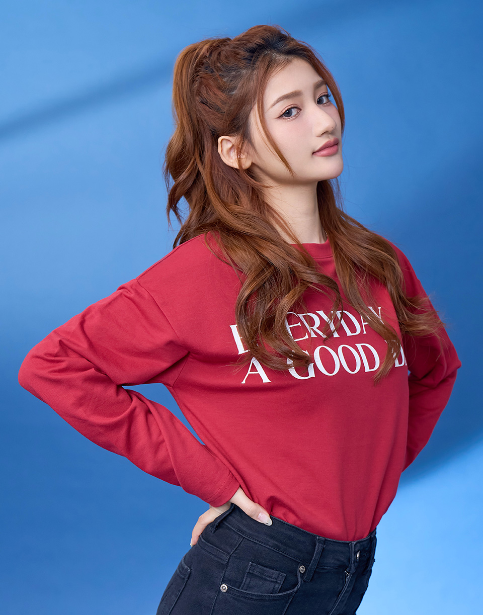 Everyday is a good day泡泡膠長TEE