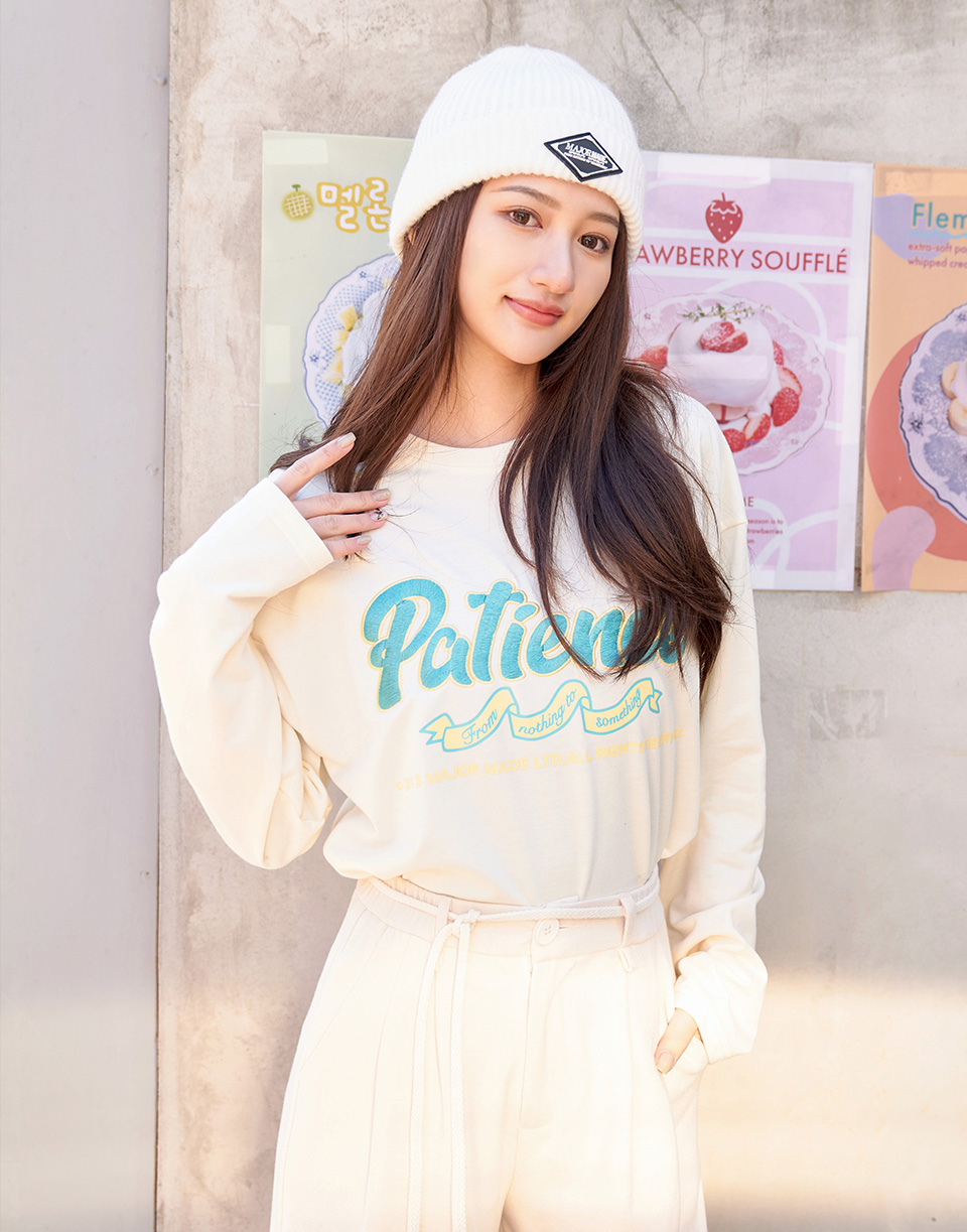 Patience小緞帶長TEE'
