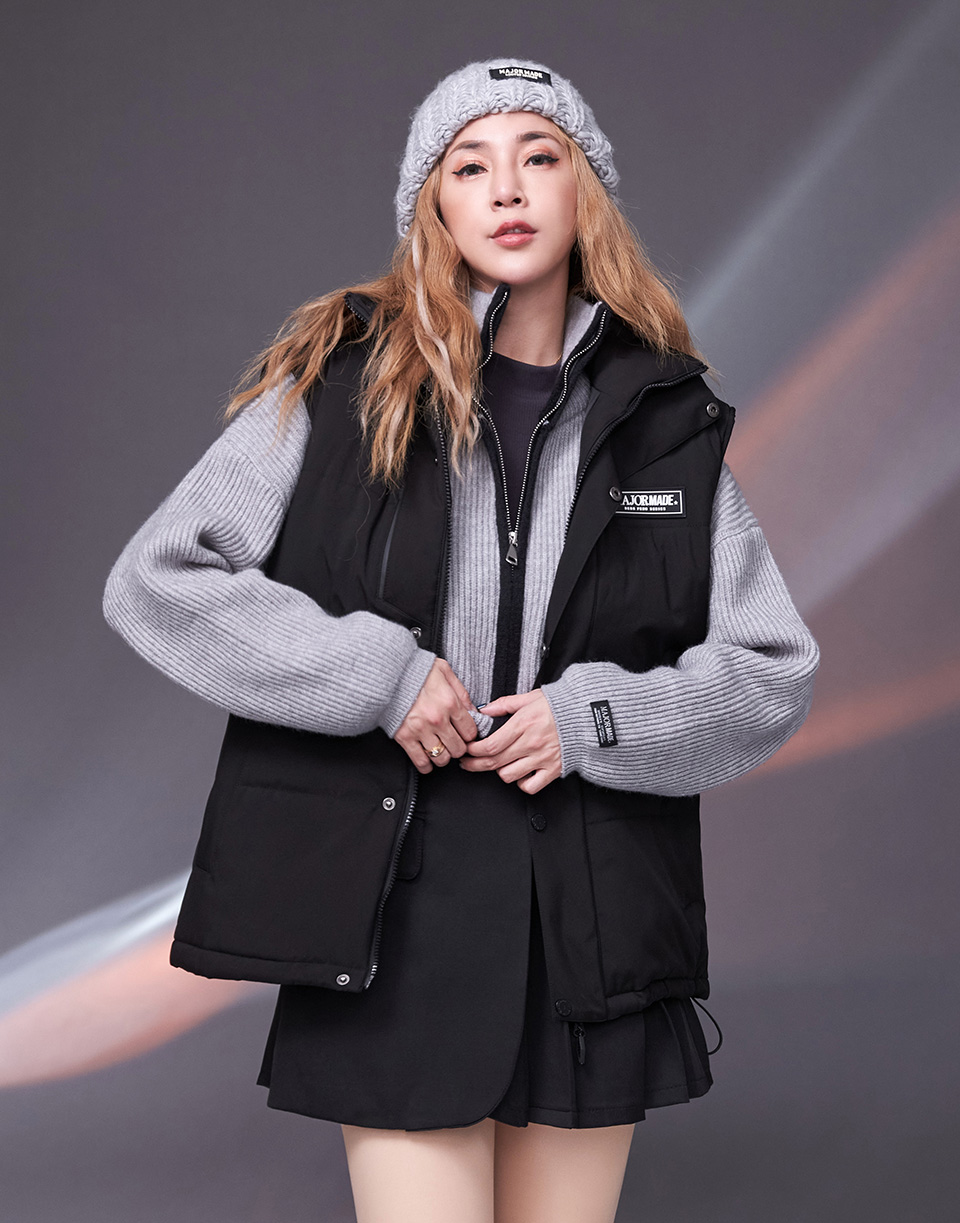 二代防潑水時髦鋪棉背心