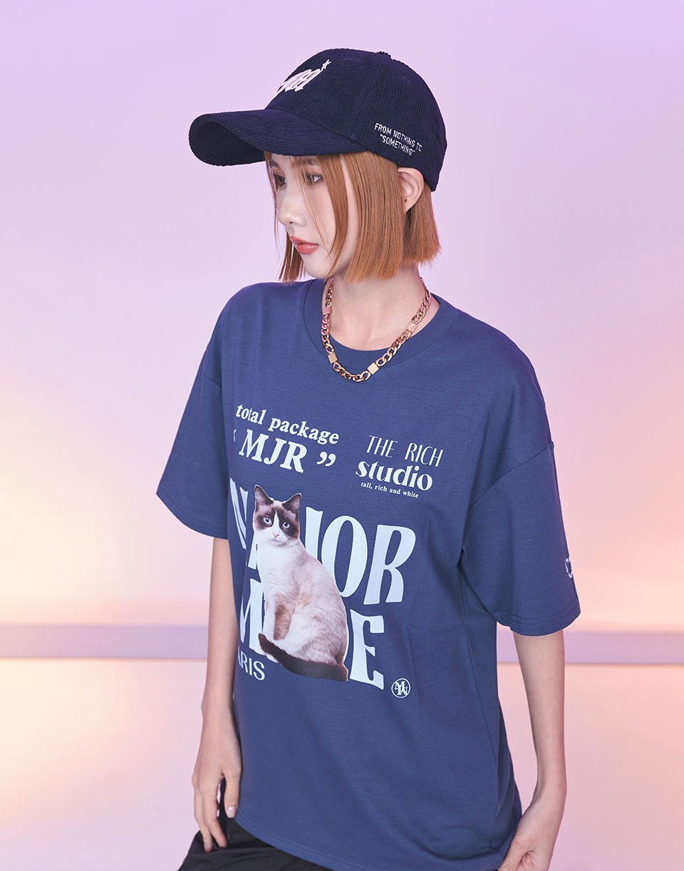 可愛有錢貓喵短TEE