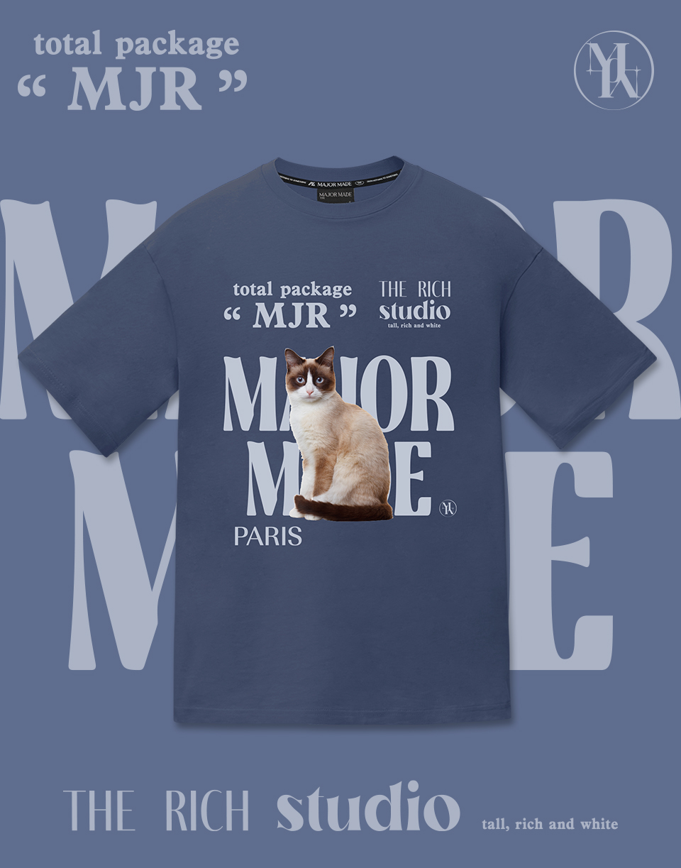 可愛有錢貓喵短TEE