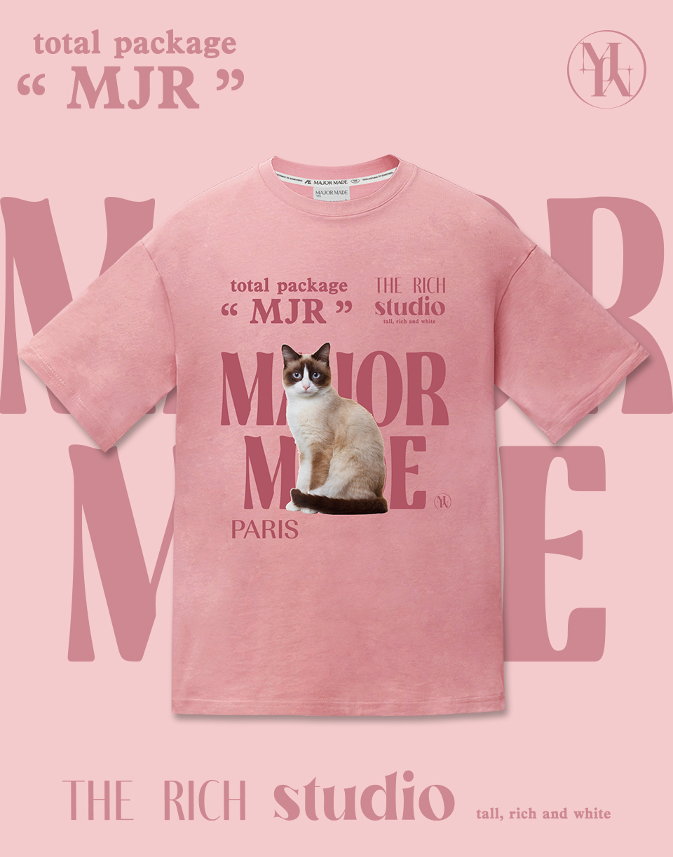 可愛有錢貓喵短TEE