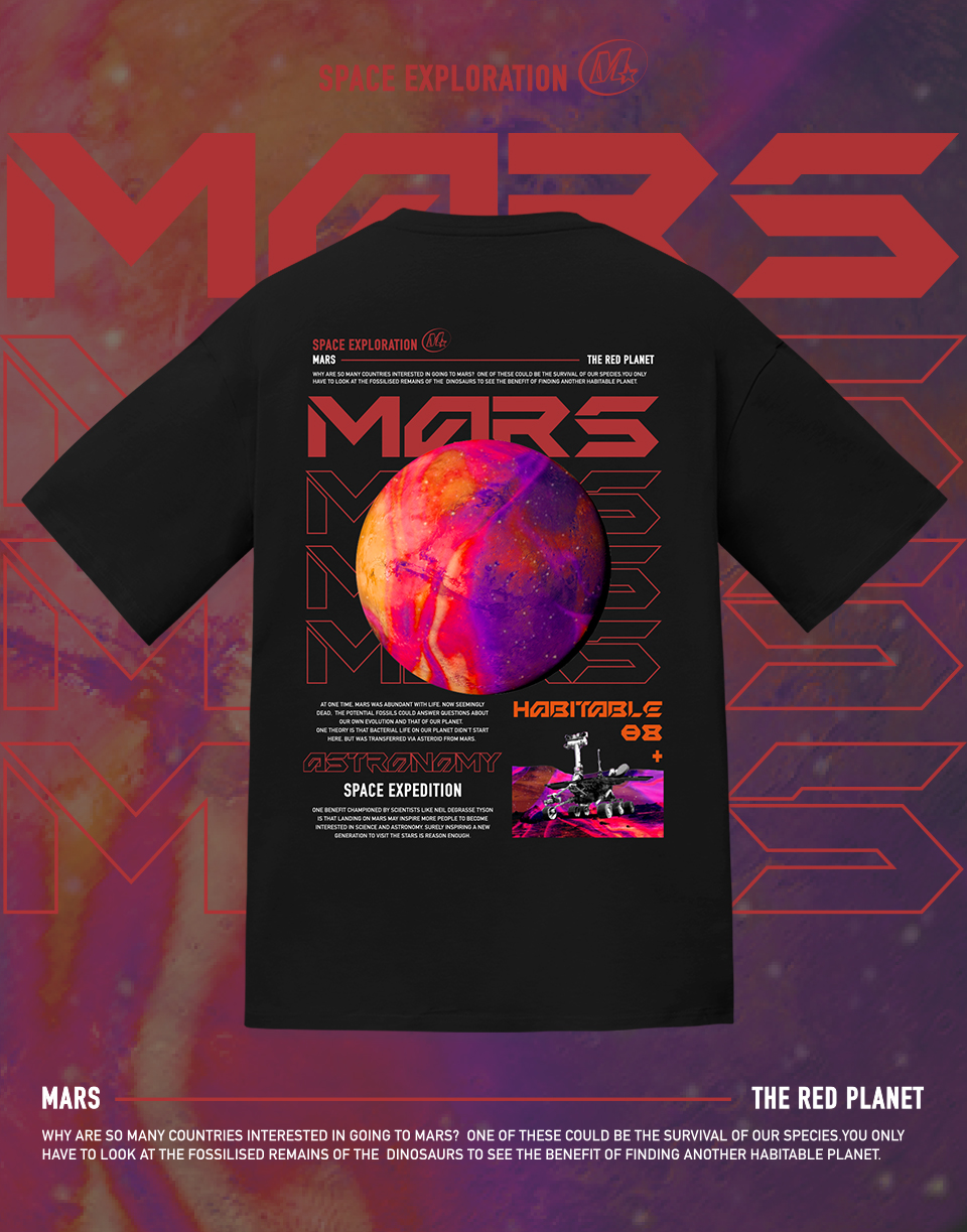 炙熱螢光火星短TEE