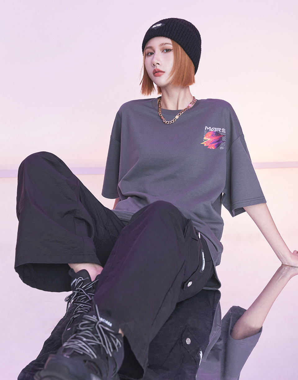 炙熱螢光火星短TEE