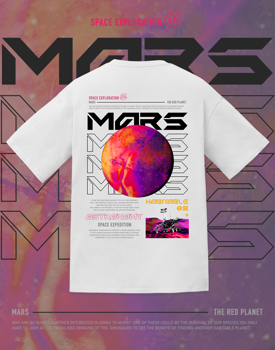 炙熱螢光火星短TEE