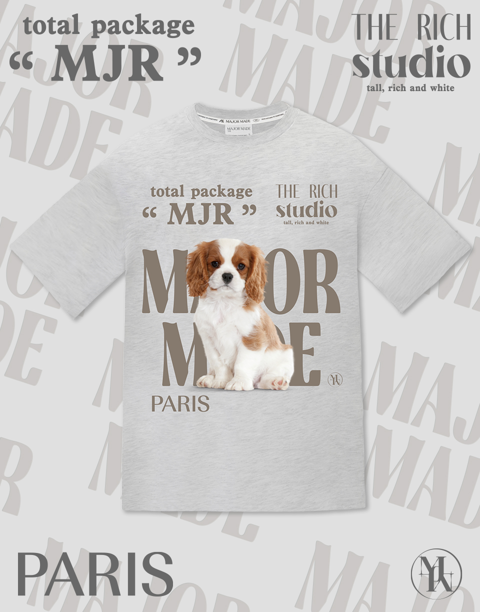 可愛有錢狗勾短TEE