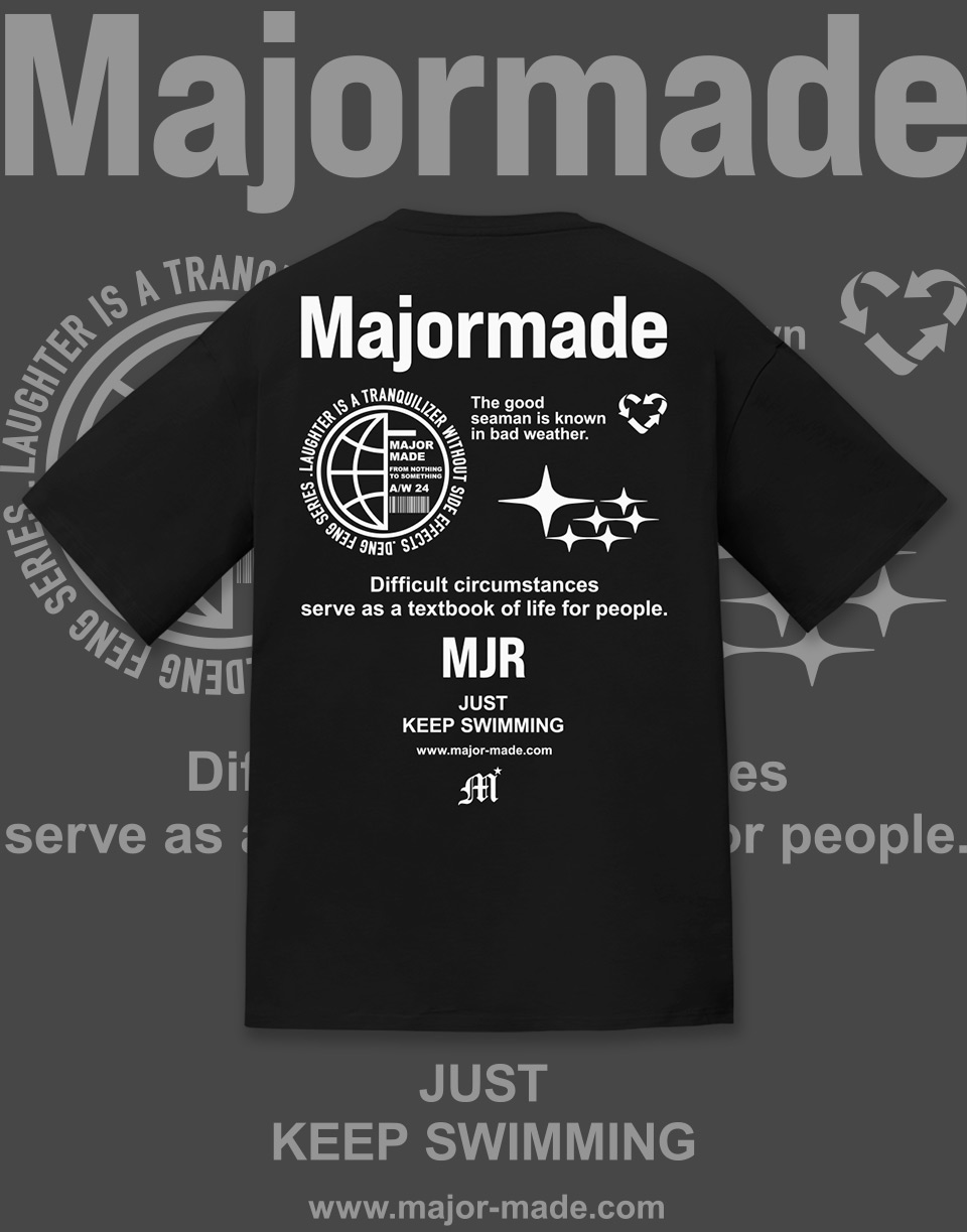 回收愛心厚版膠短TEE