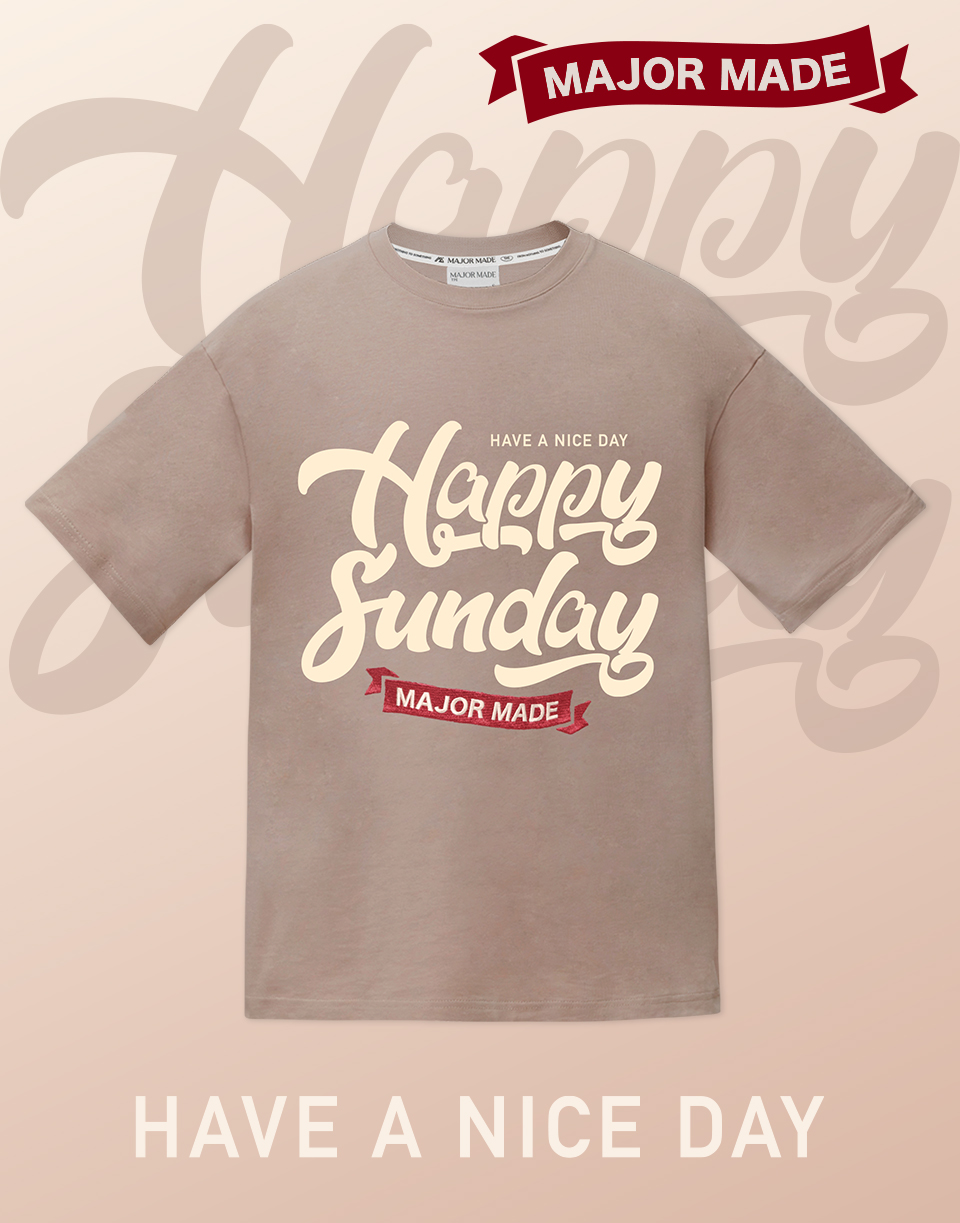 快樂假日印刷短T