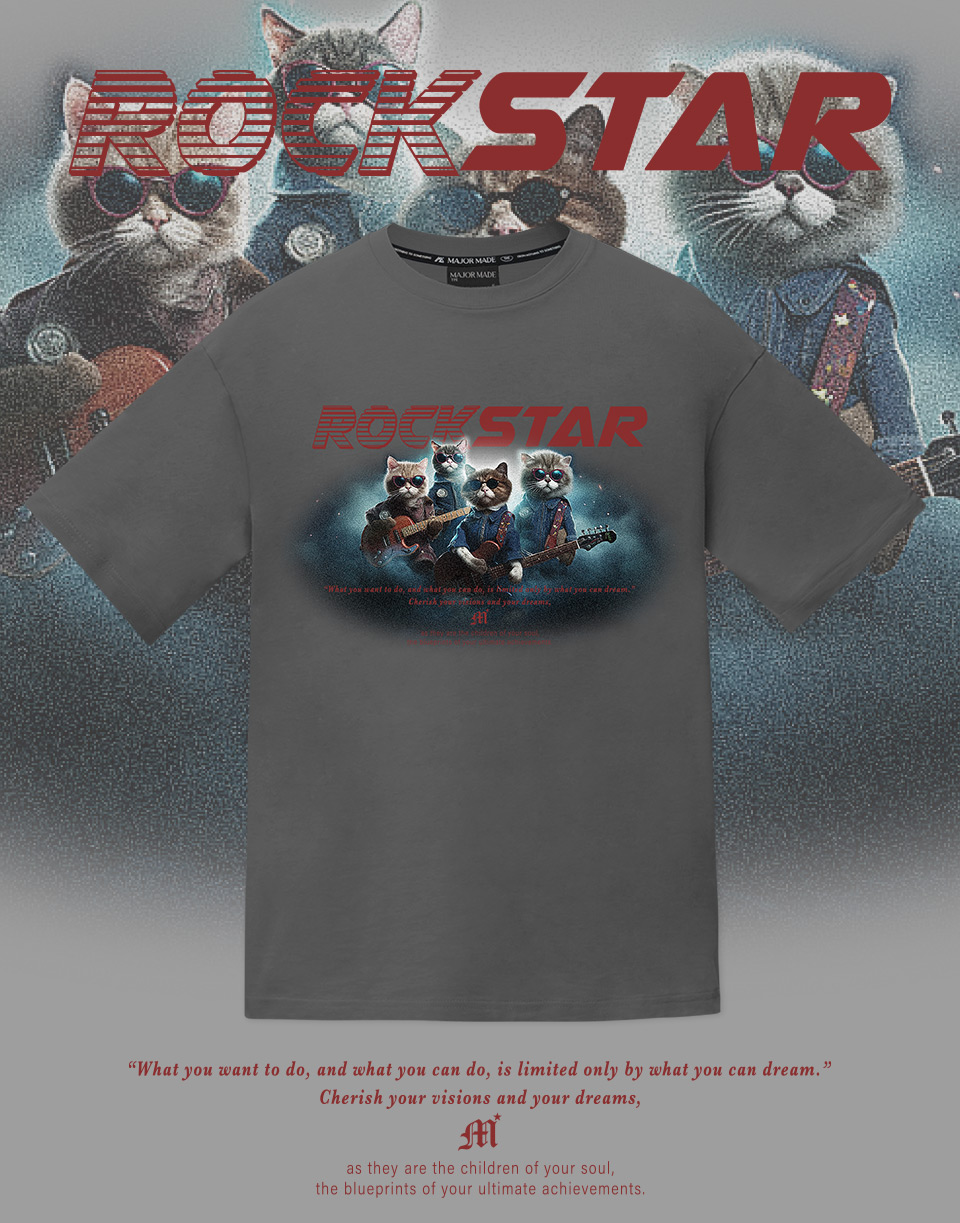 Cat Rocker 率性短T