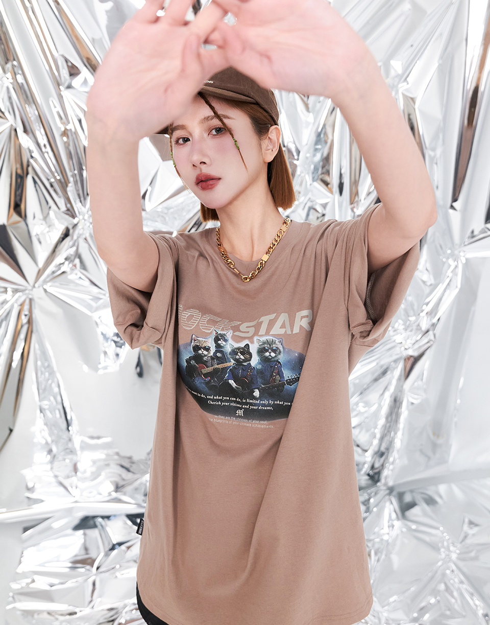 Cat Rocker 率性短T