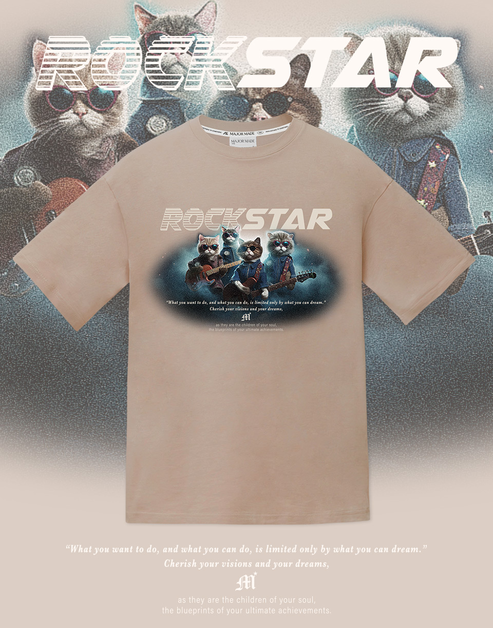 Cat Rocker 率性短T