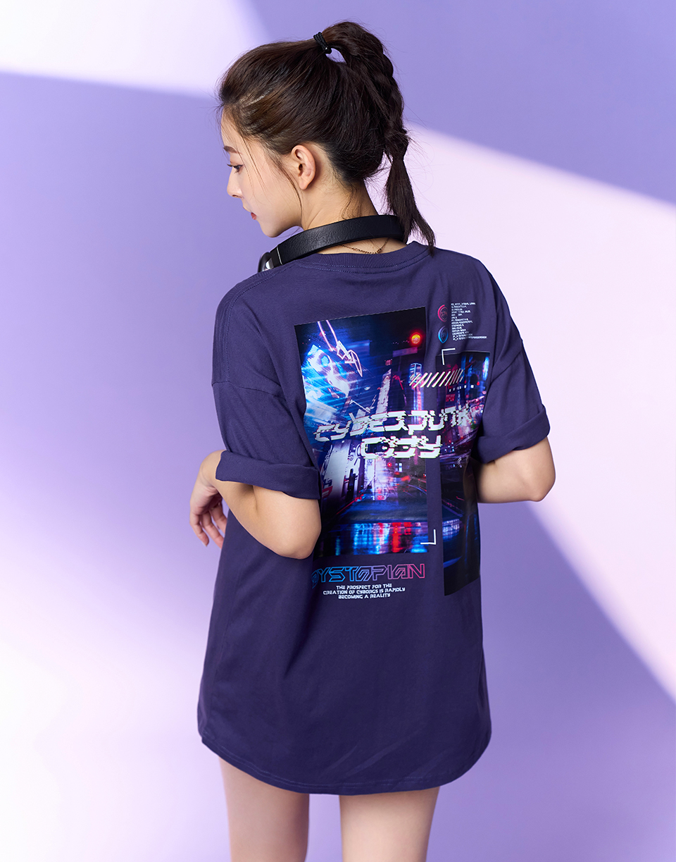 賽博龐克燙畫TEE'