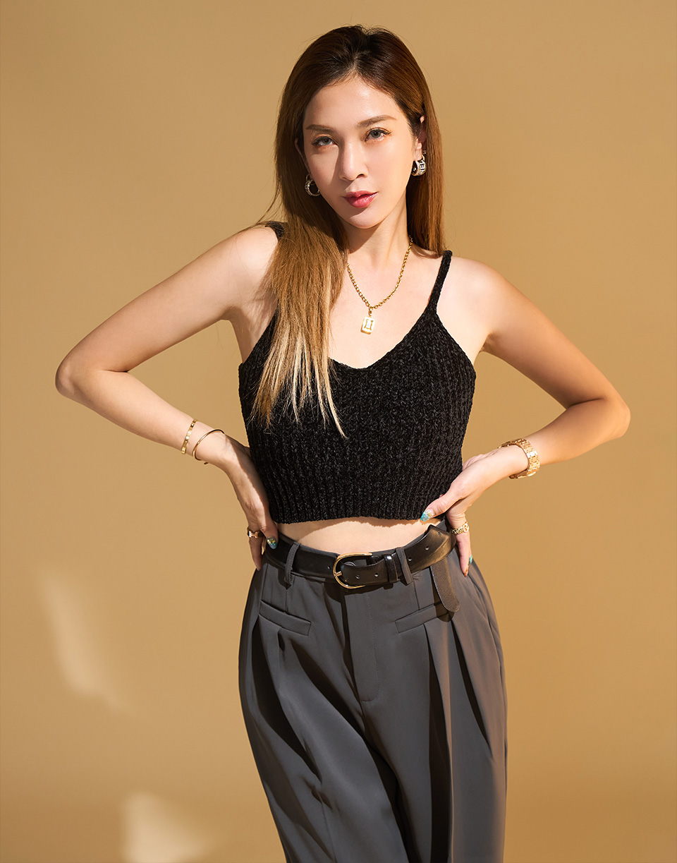渡假絨面綁繩美背小可愛'