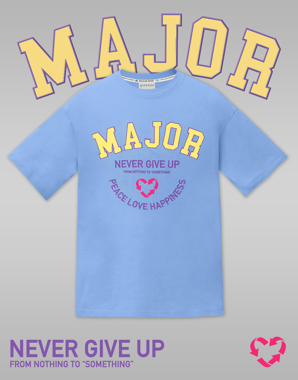 回收小愛心文字刺繡基本款T