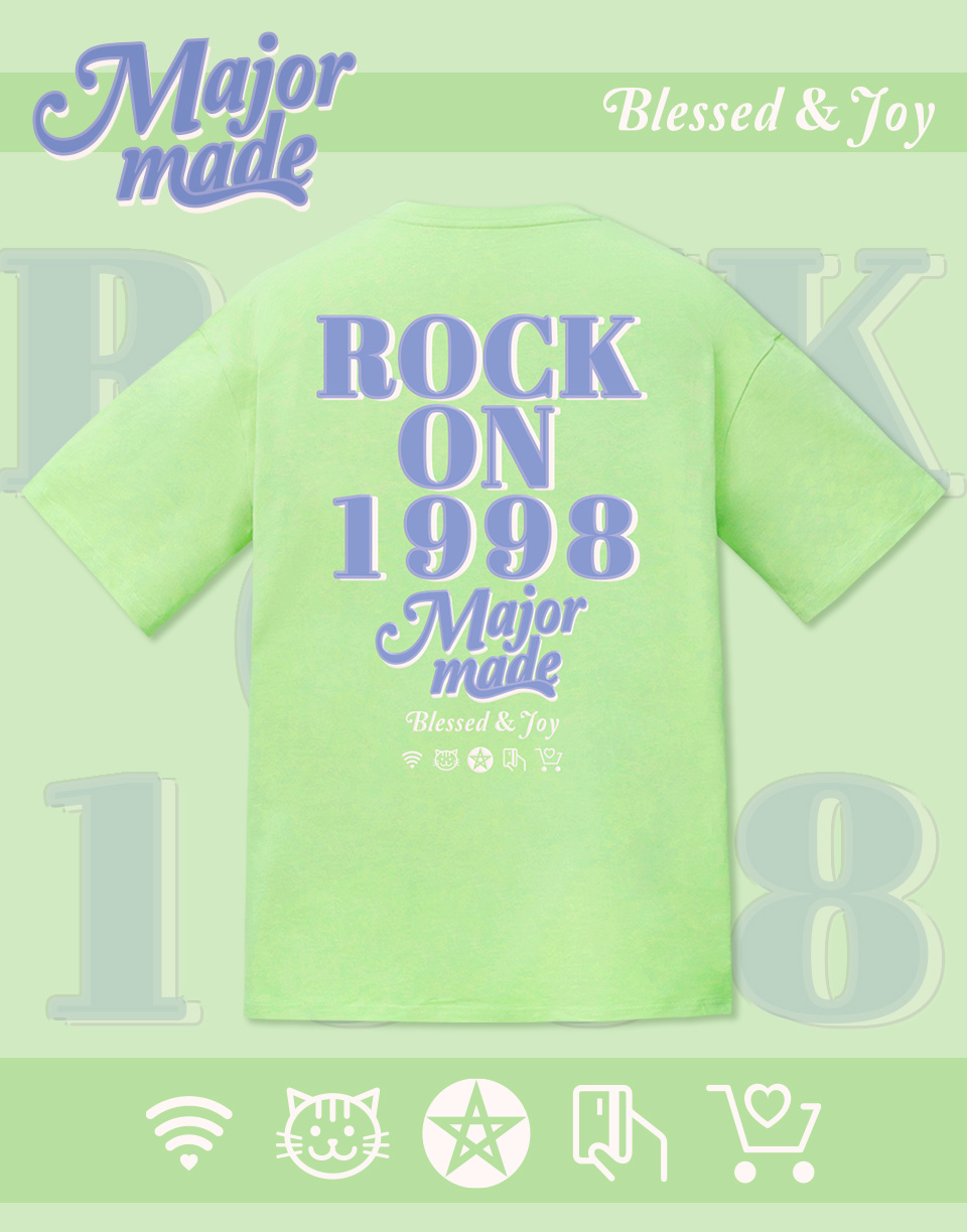 搖滾1998泡泡膠短TEE