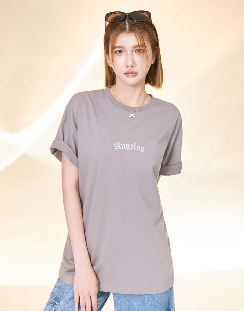 哥德字天使短TEE