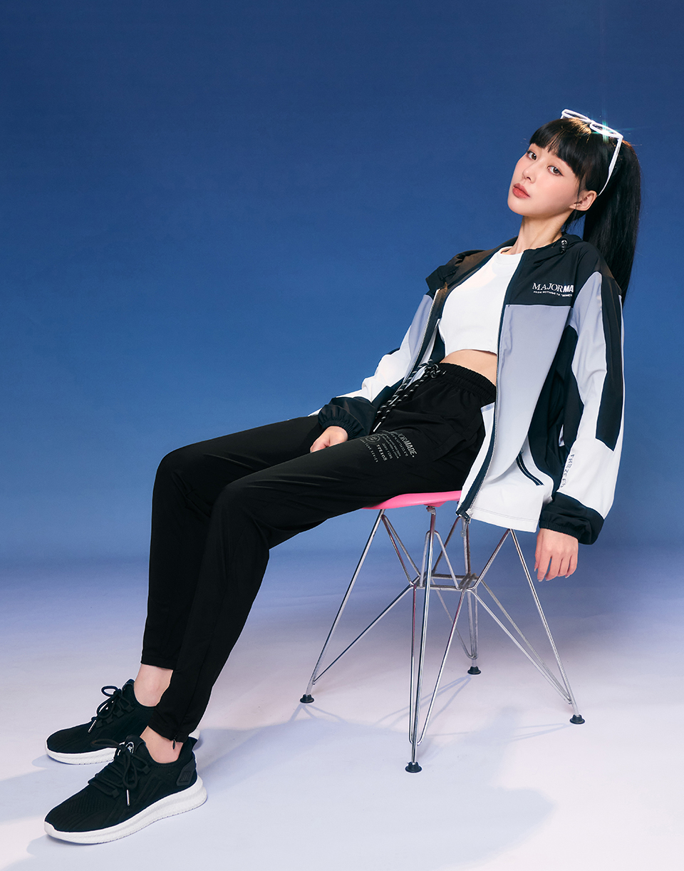 褲腳雙拉鍊登峰面膜褲