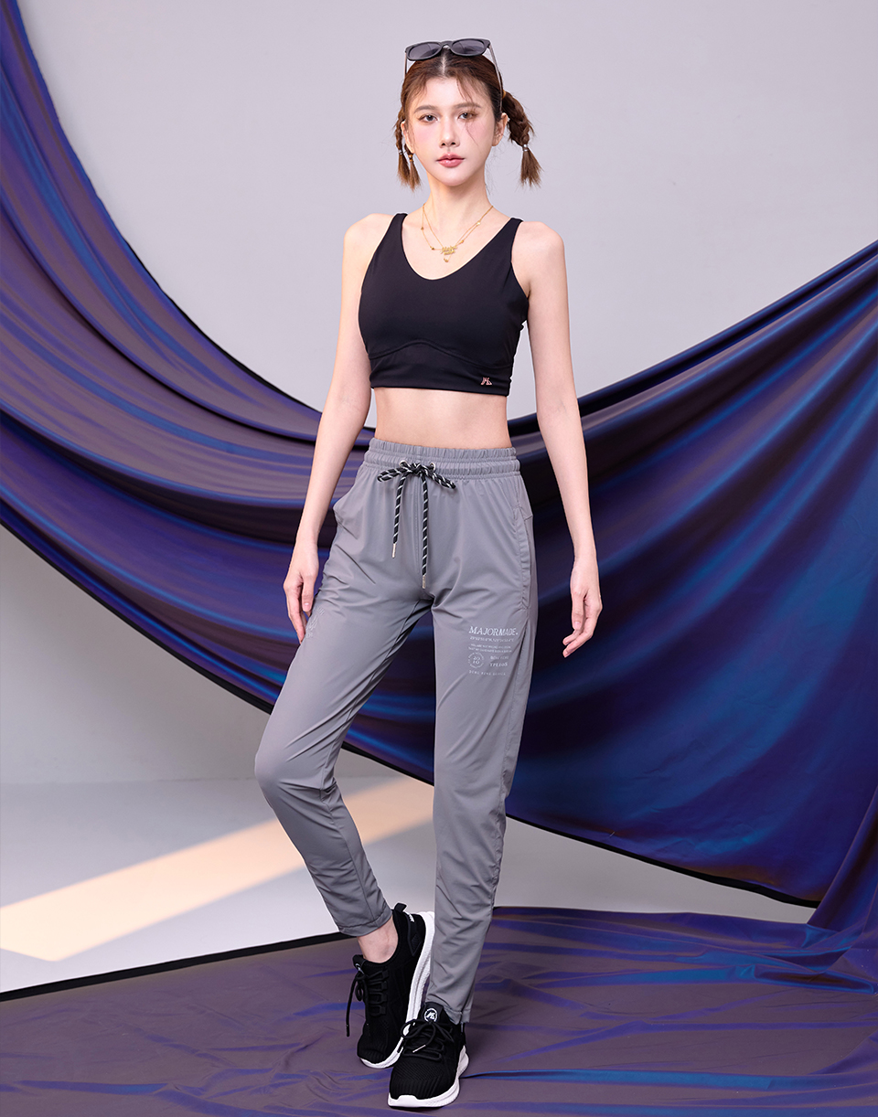 褲腳雙拉鍊登峰面膜褲