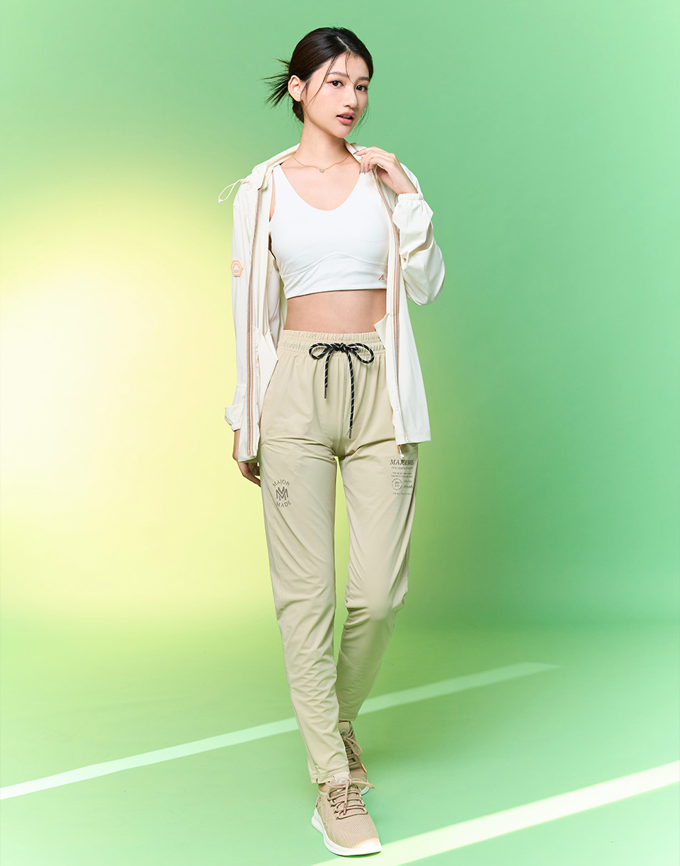 褲腳雙拉鍊登峰面膜褲