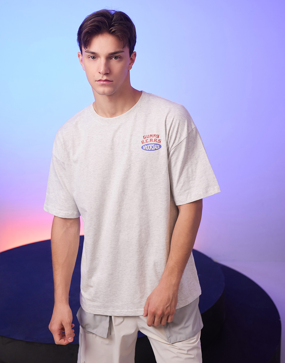 軟Q小熊九宮格棉短T