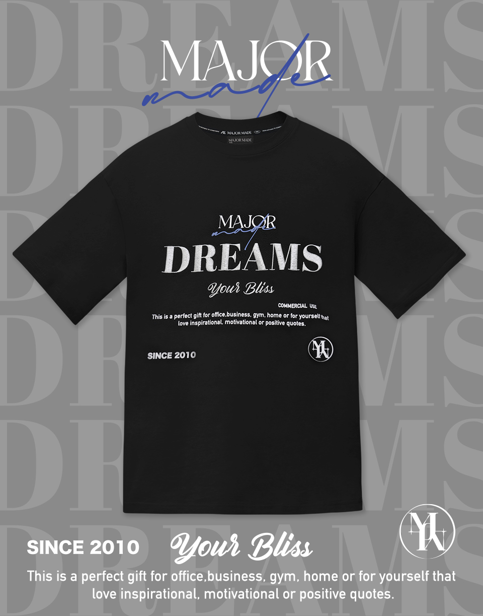 夢想DREAM刺繡短TEE