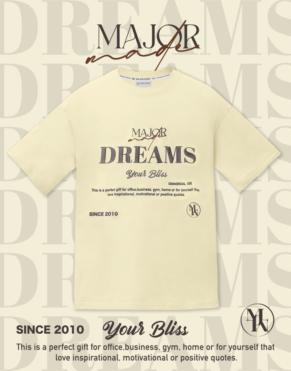 夢想DREAM刺繡短TEE