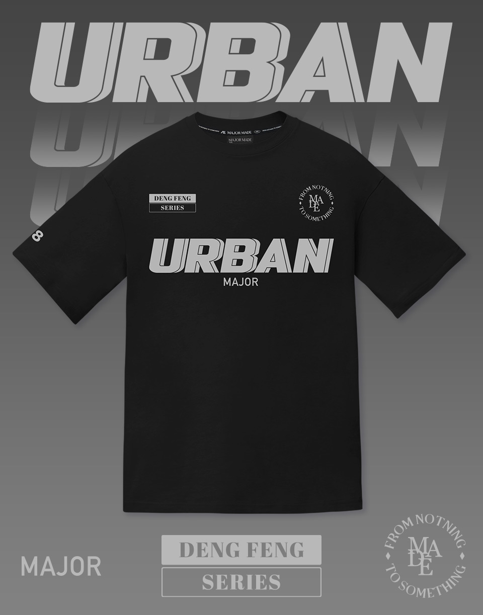 urban城市厚膠短TEE