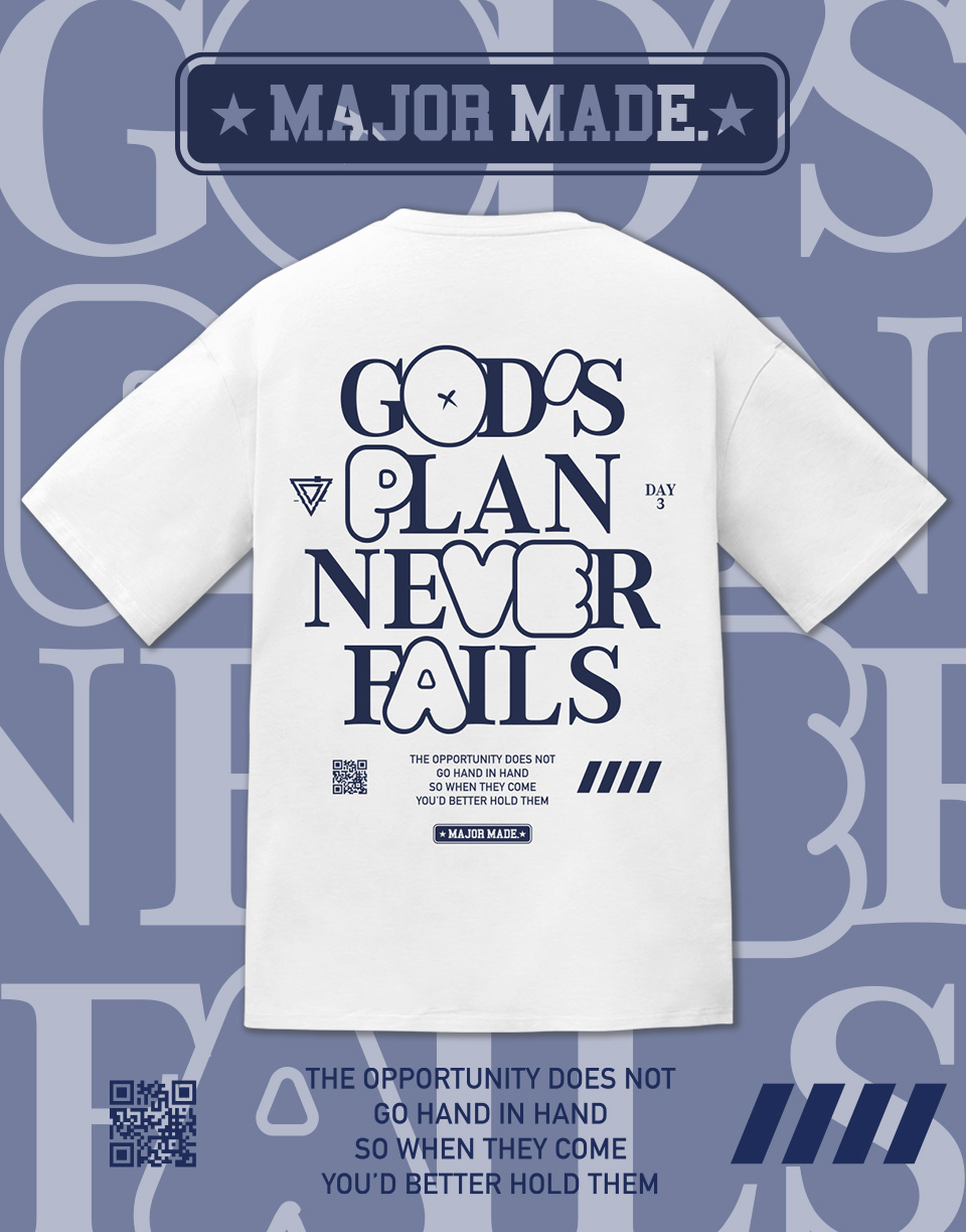 凸字造型厚膠短TEE