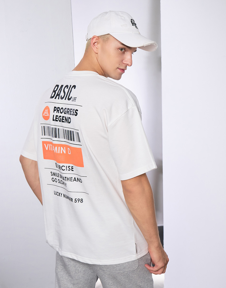 螢光系泡泡膠字母短TEE