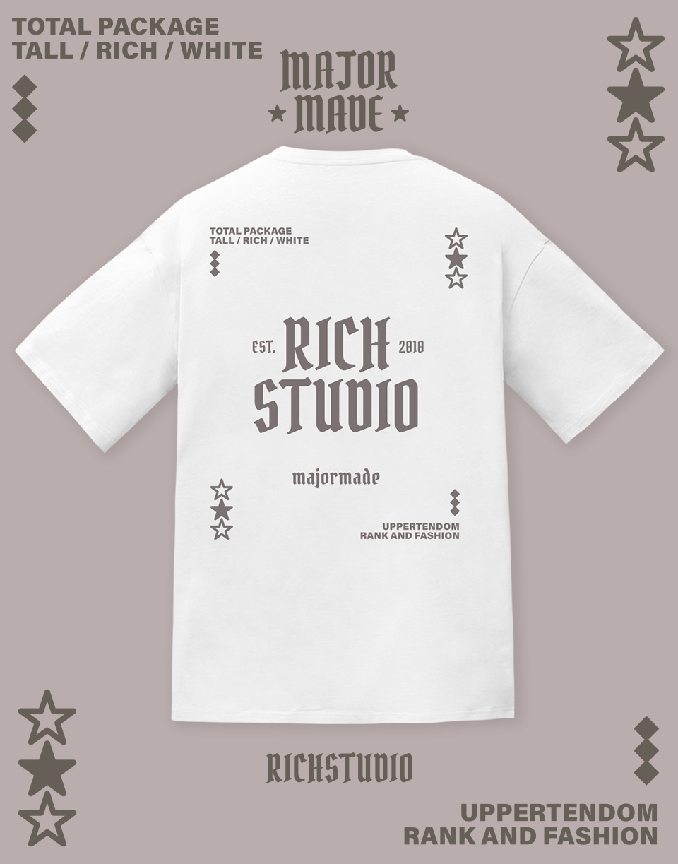 歌德字母星星短T