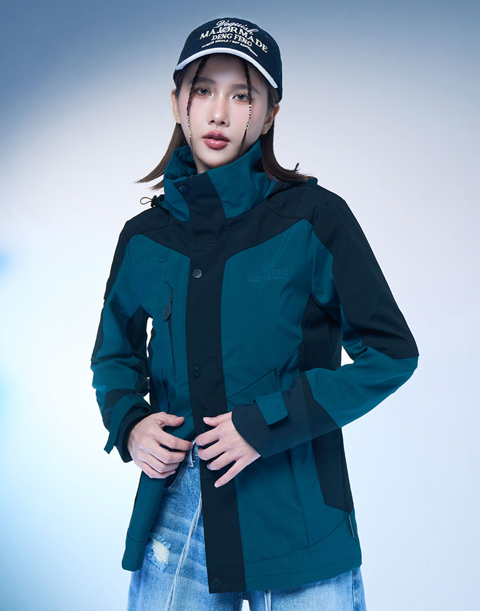 五代多機能登峰外套-拼接/印花款