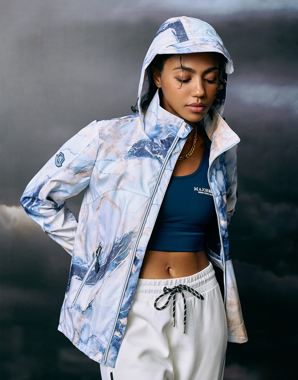 五代多機能登峰外套-拼接/印花款