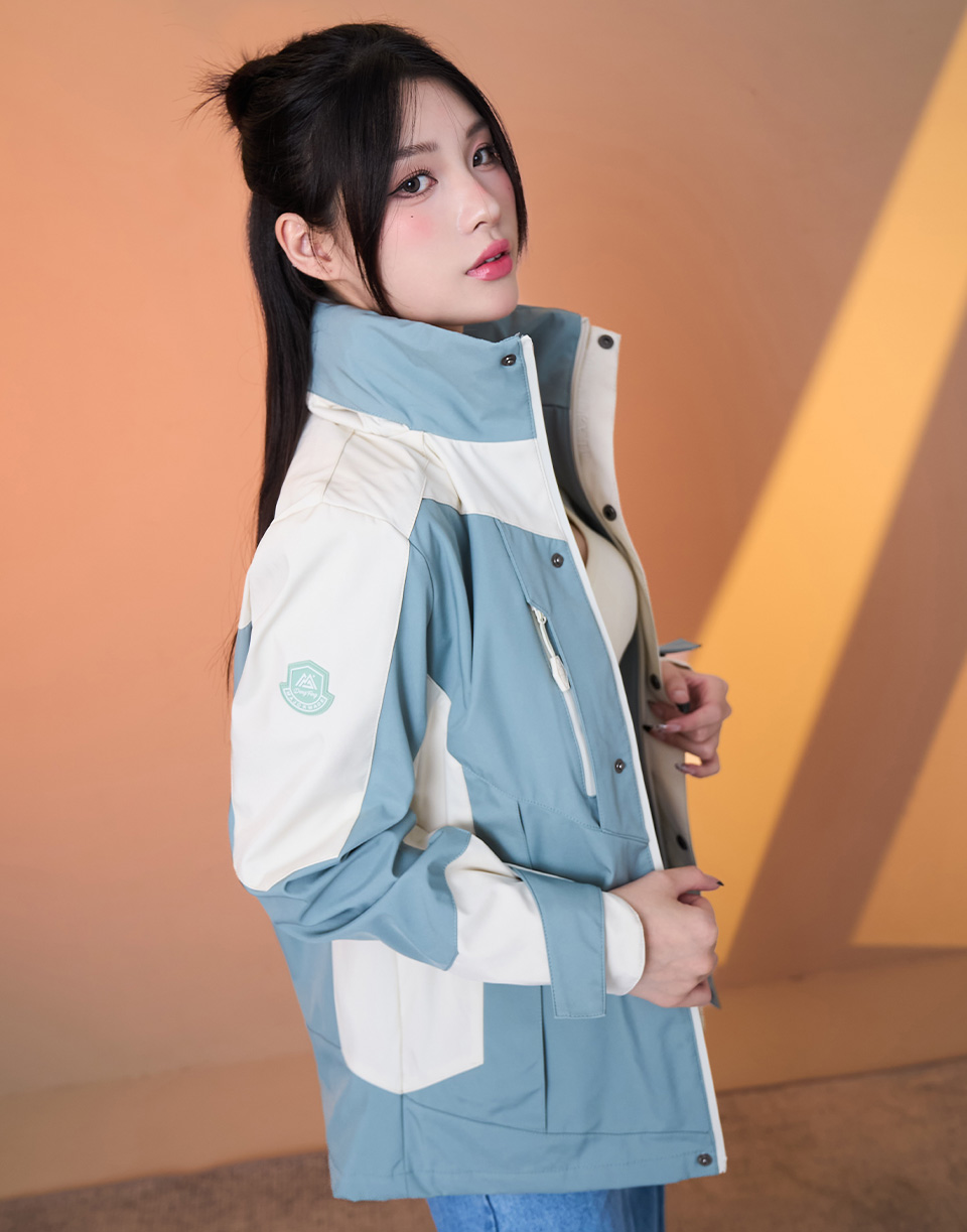 五代多機能登峰外套-拼接/印花款