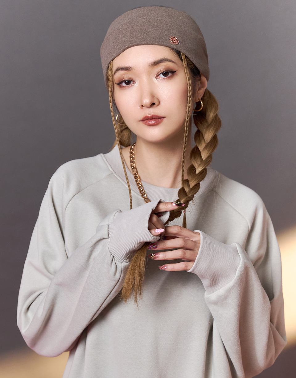 小標絨面彈力髮帶'