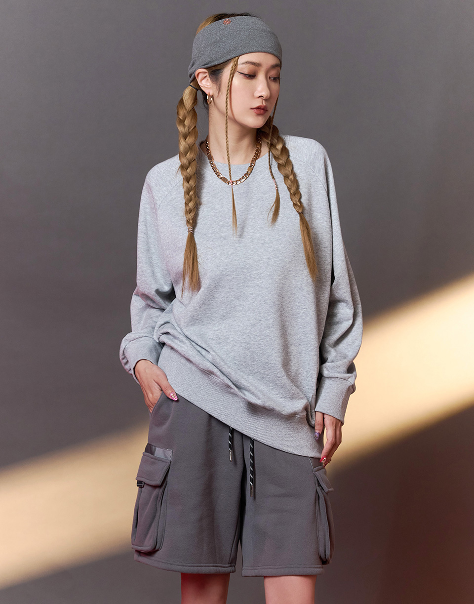 基本款織標多色大學T