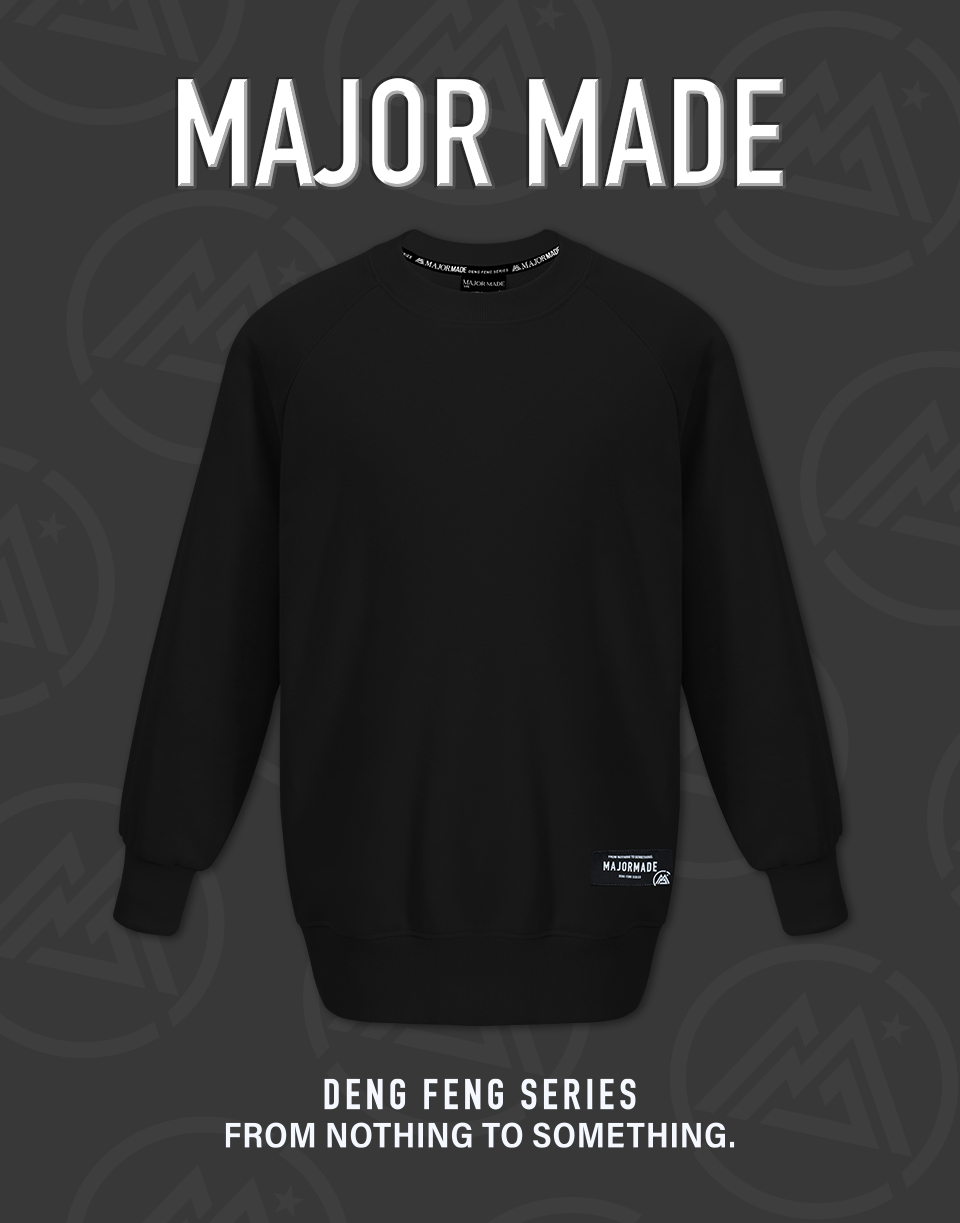 基本款織標多色大學T