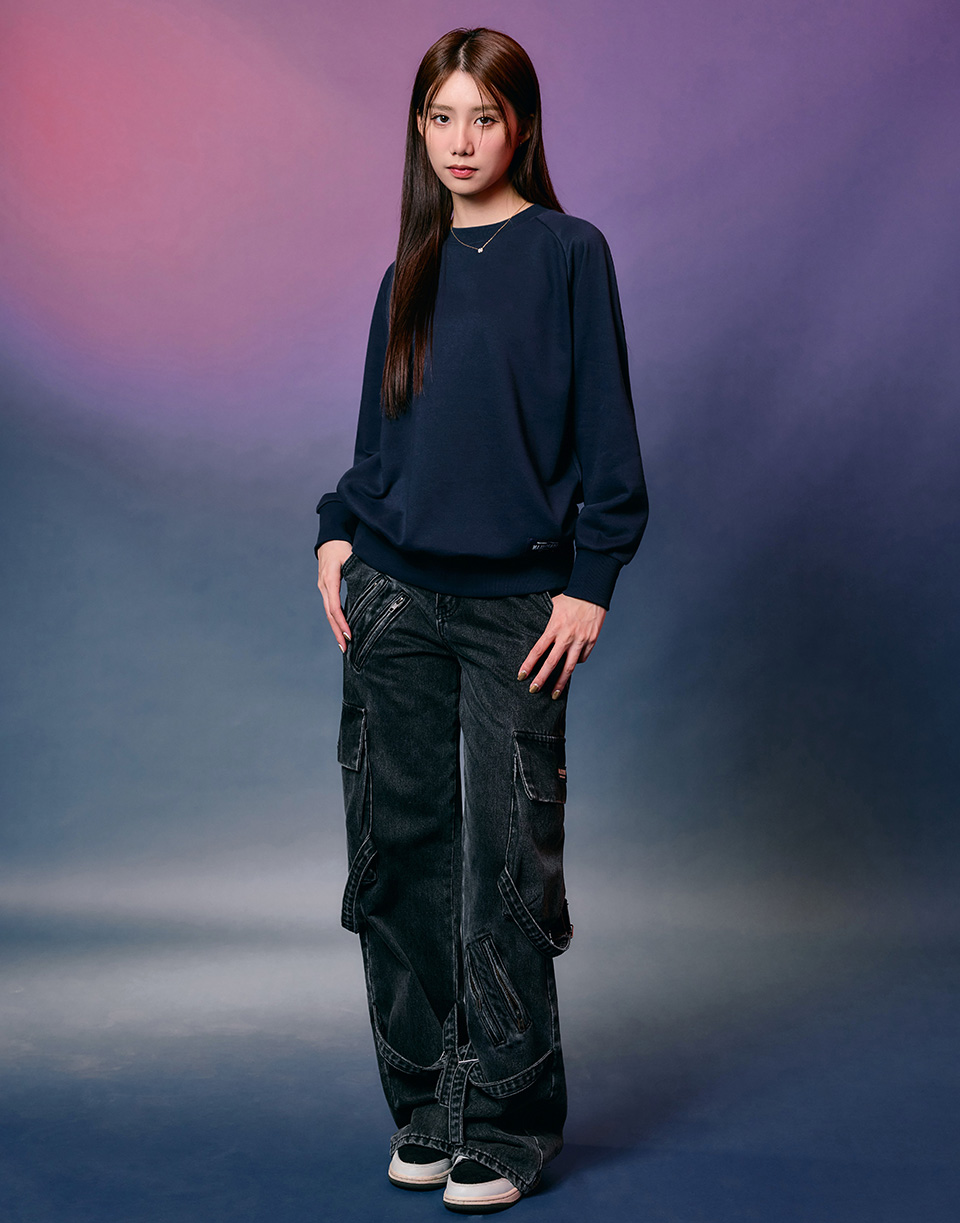 基本款織標多色大學T